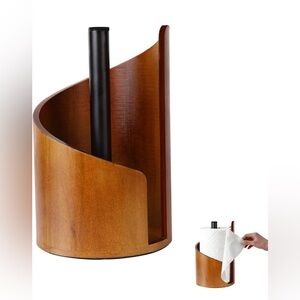 Wooden Paper Towel Holder